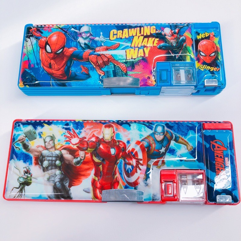 Avengers Magnetic Pencil Case And SPIDER-MAN | Shopee Philippines