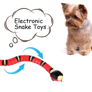 Electronic Snake Kitten Toy for Dogs Pet USB Rechargeable Smart Sensing Interactive Cat Playing Toys
