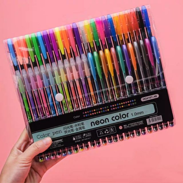 colored glitter pens