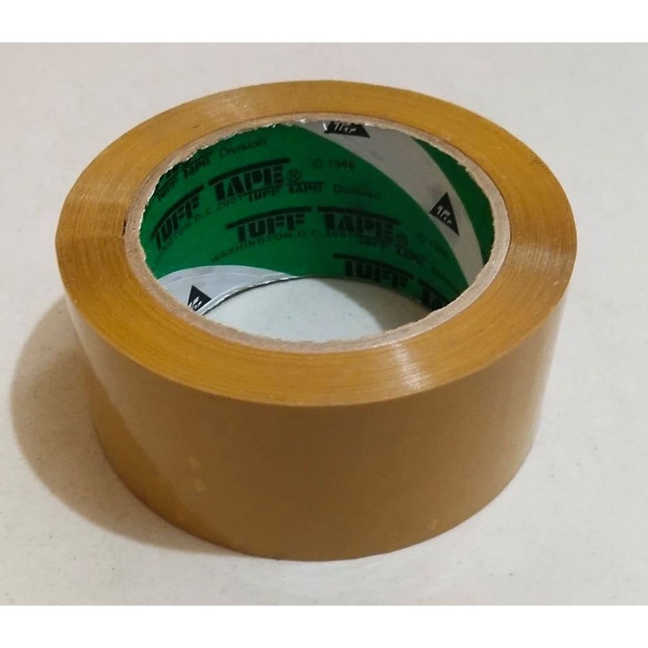 TUFF Brand Packaging Tape Brown / Tan color , 2 Inches x 100 meters