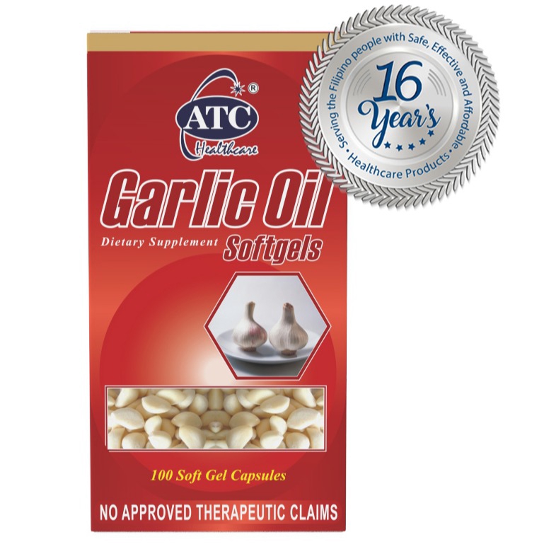 ATC Garlic Oil 500mg x 100's (1 bottle) Shopee Philippines