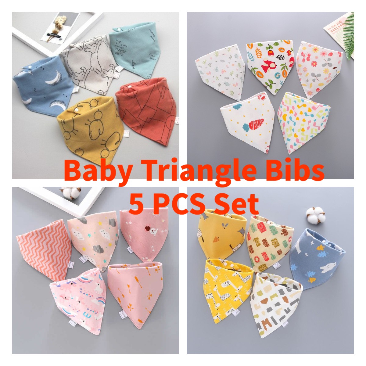 triangle bibs