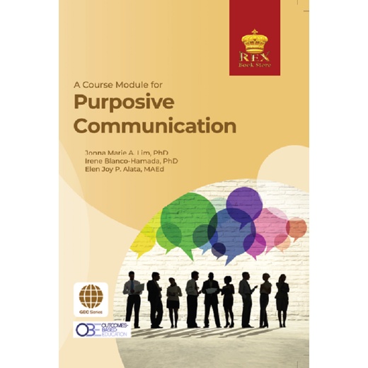 A Course Module For Purposive Communication 2019 Edition Shopee Philippines 