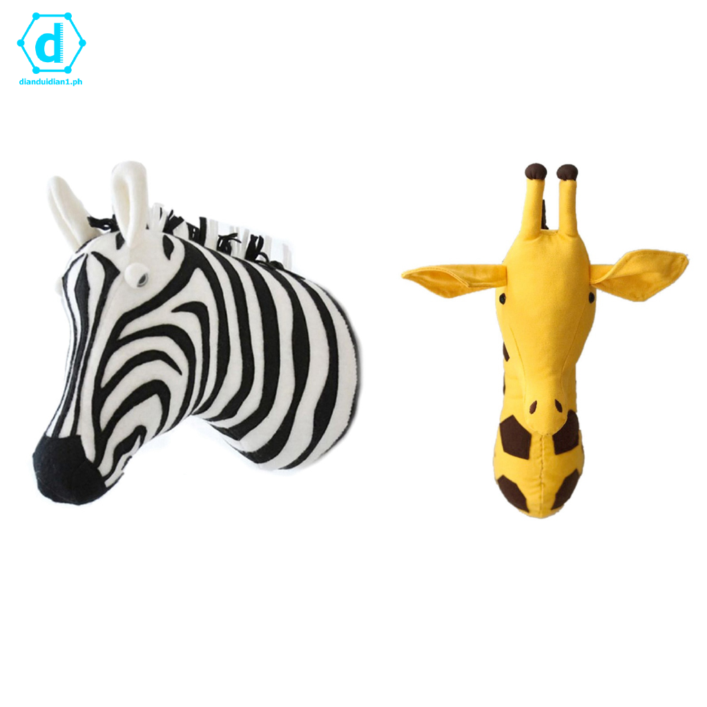 animal head kids room