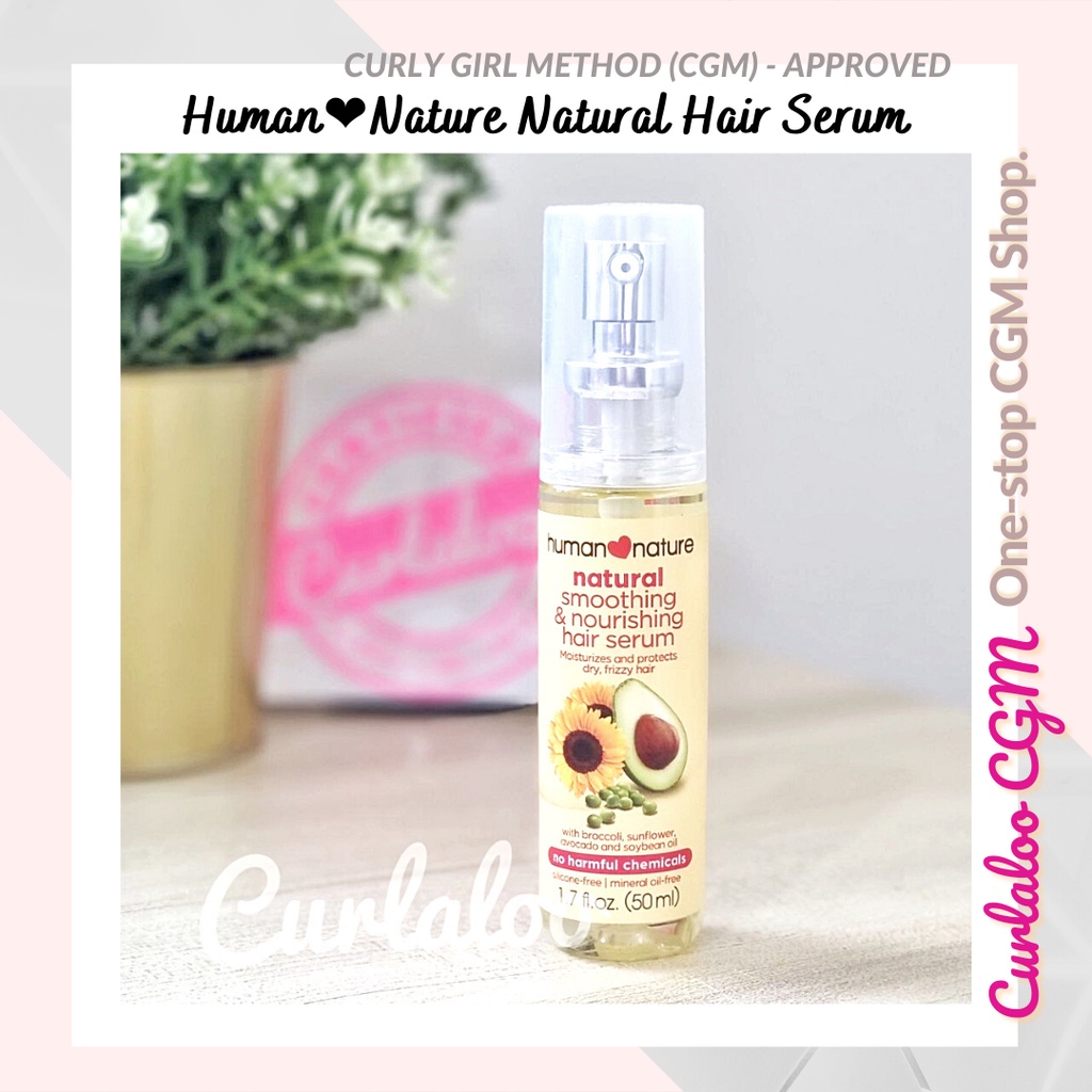 Curlaloo CGM Human Nature Smoothing & Nourishing Hair Serum 50ml