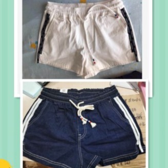 elastic band shorts