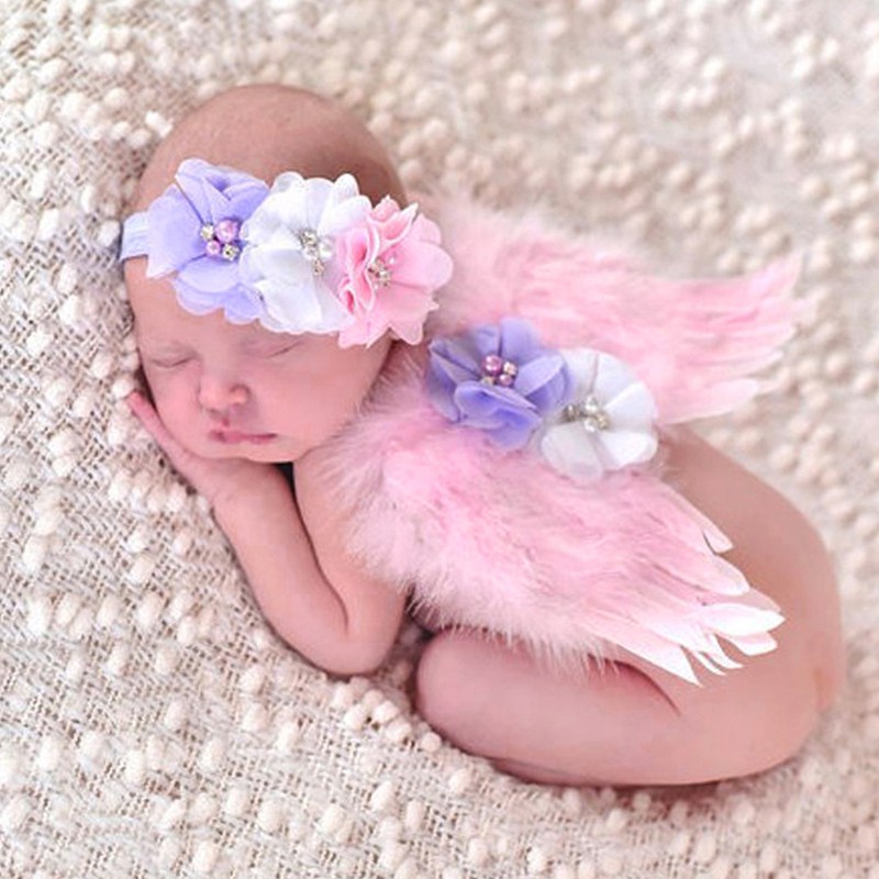 baby angel wings and tutu