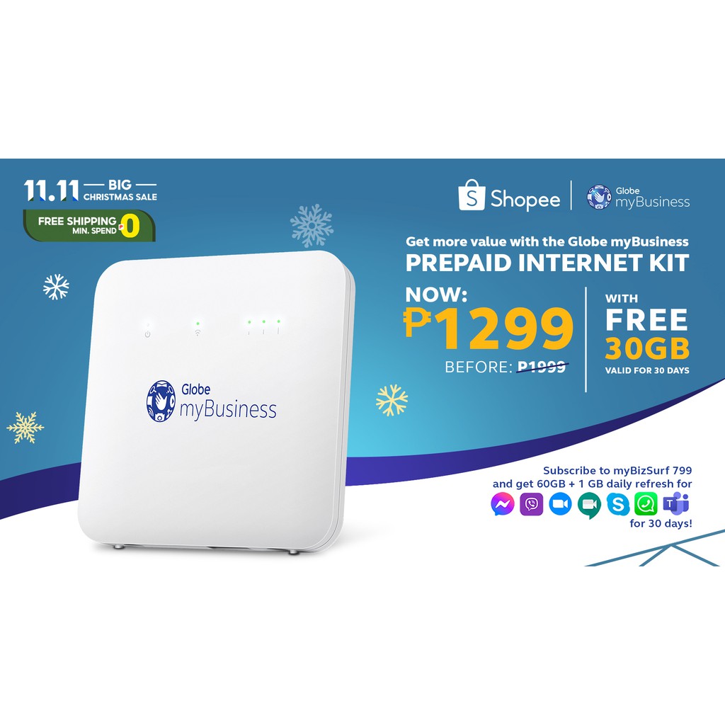 Globe MyBusiness Prepaid B312 Shopee Philippines