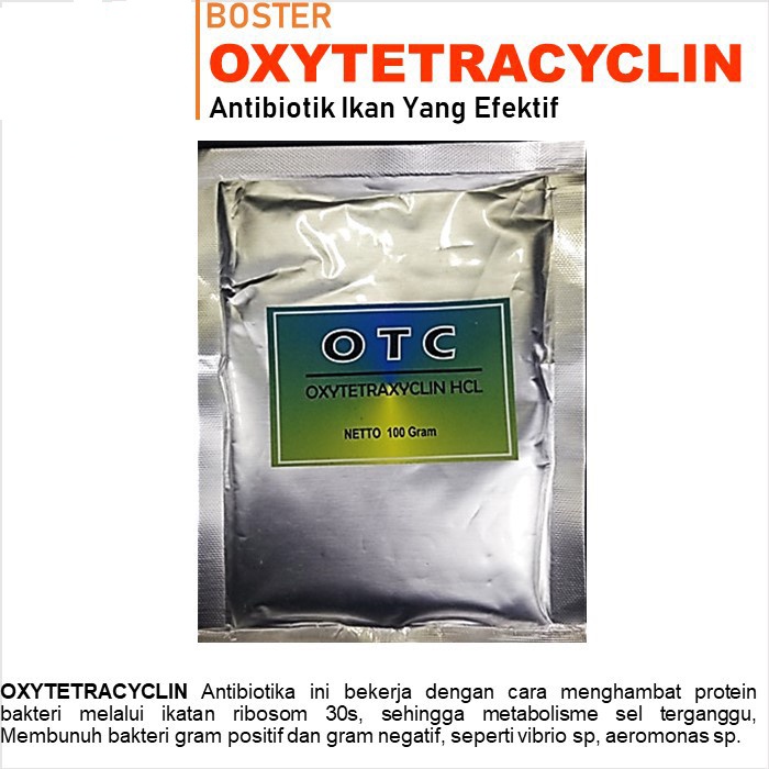 Fish Medicine 100gr OTC Oxytetracycline Antibiotic Fish Cultivation
