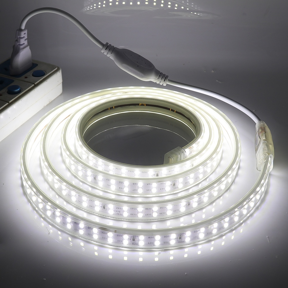 351015 Meters W Plug Led Strip Double Row 2835 220v Flexible Led Light Strips 120leds 