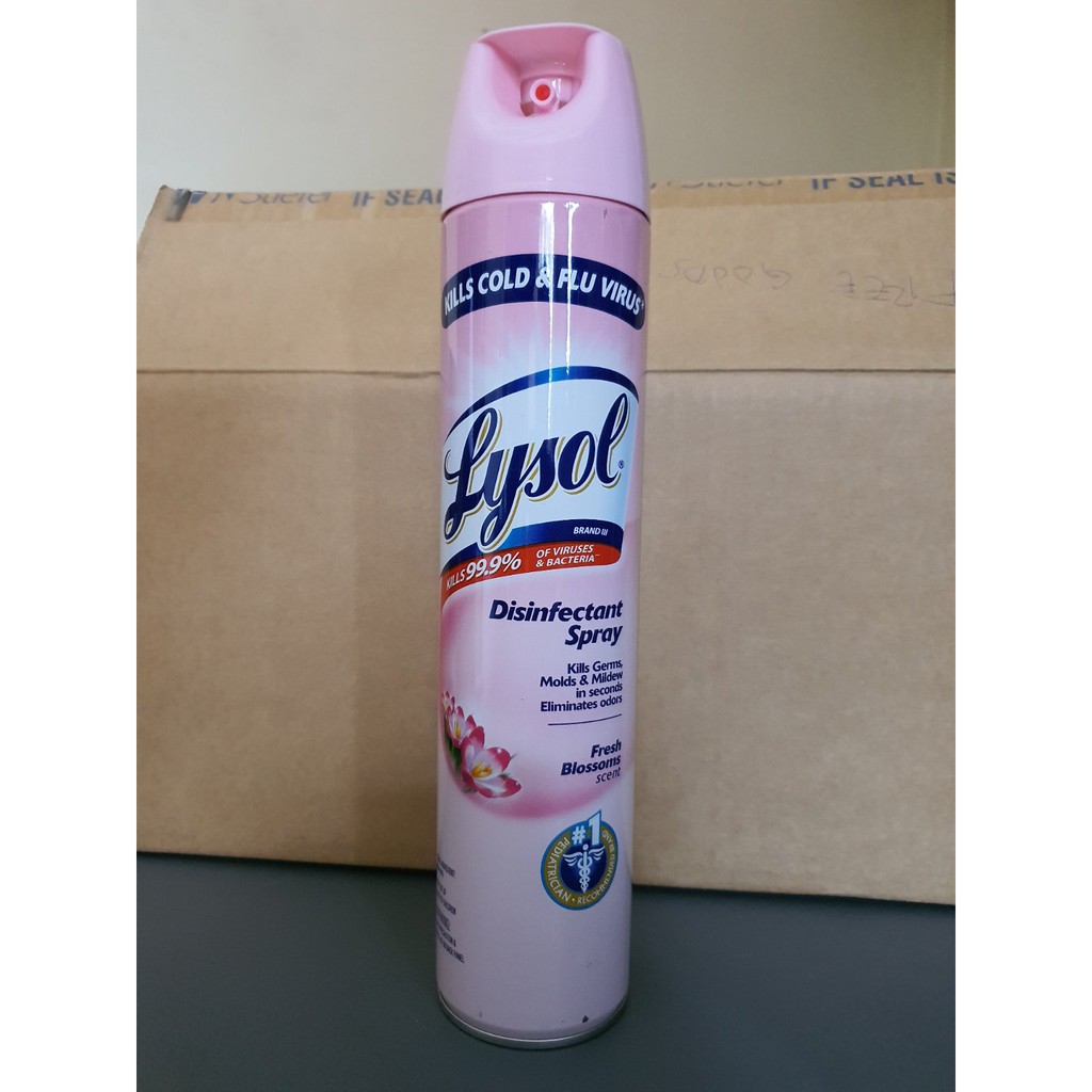 Lysol Disinfectant Spray Fresh Blossoms Pink 510g Shopee Philippines 1572