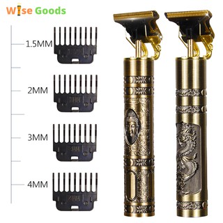 Wise Goods Stylish Electric Hair Cutting Machine Beard Trimmer Shavers Vintage Set Cordless
