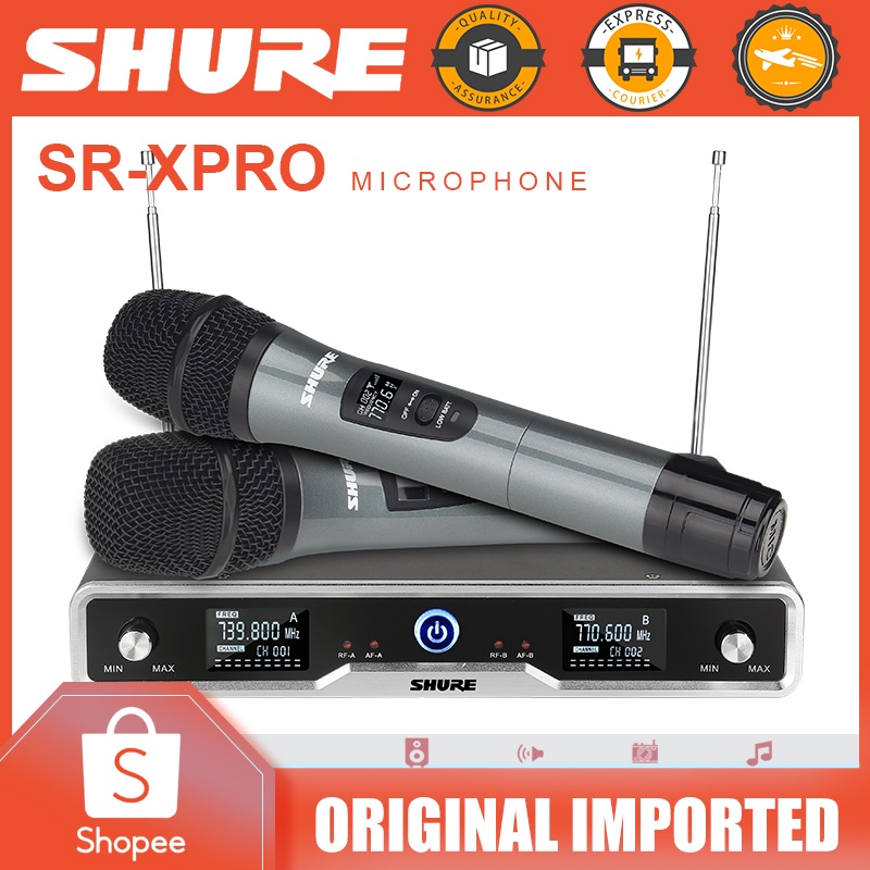 Shure SRXPRO wireless microphone, good sound, wireless microphone UHF
