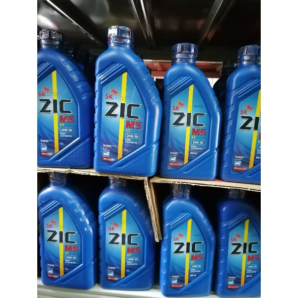 RHM ENGINE OIL ZIC M5 4T 20W50 PER BOX (12 PCS) Shopee Philippines