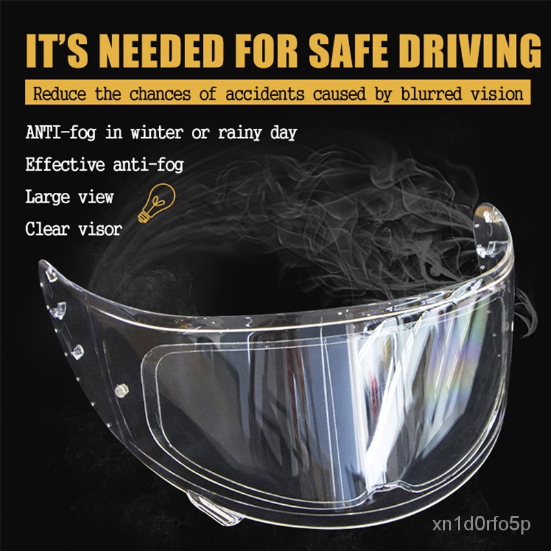 Universal Motorcycle Helmet AntiFog Patch Nano Protective Lens Film