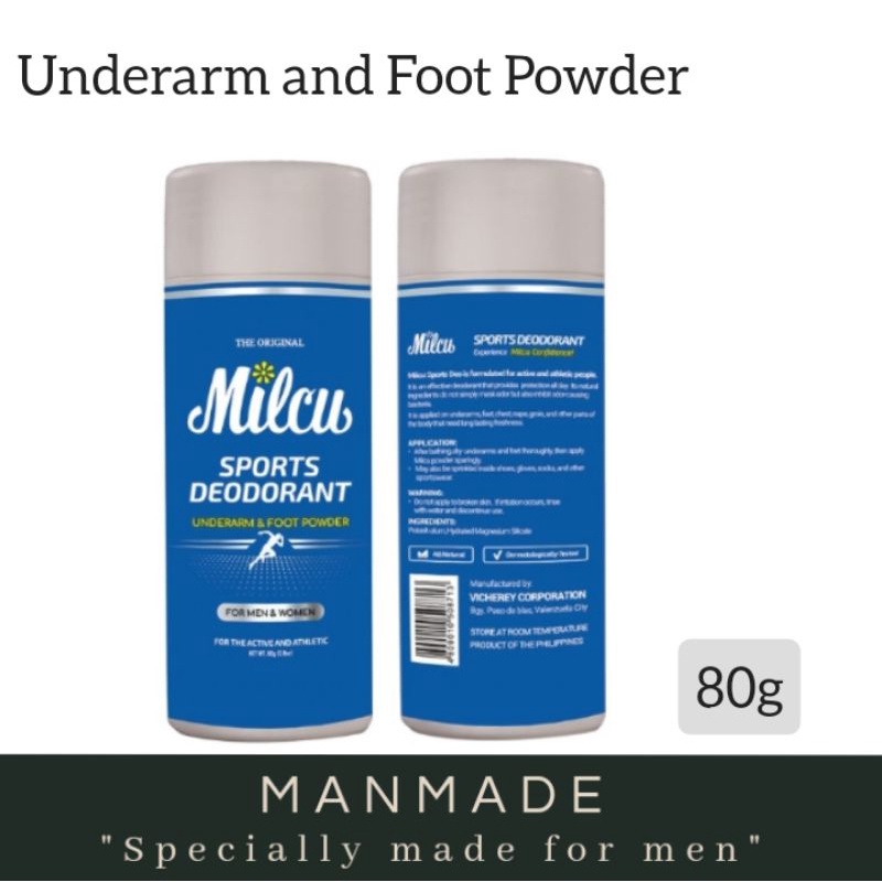 Milcu Deodorant Powder 80g Shopee Philippines