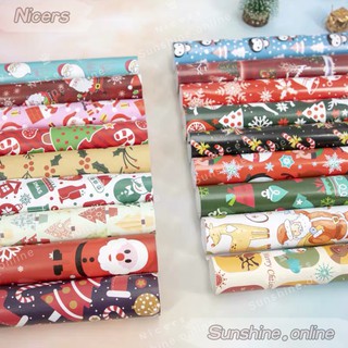 10 SHEETS OF GOOD QUAILTY ASSORTED CHILDRENS GLOSSY CHRISTMAS WRAPPING PAPER 