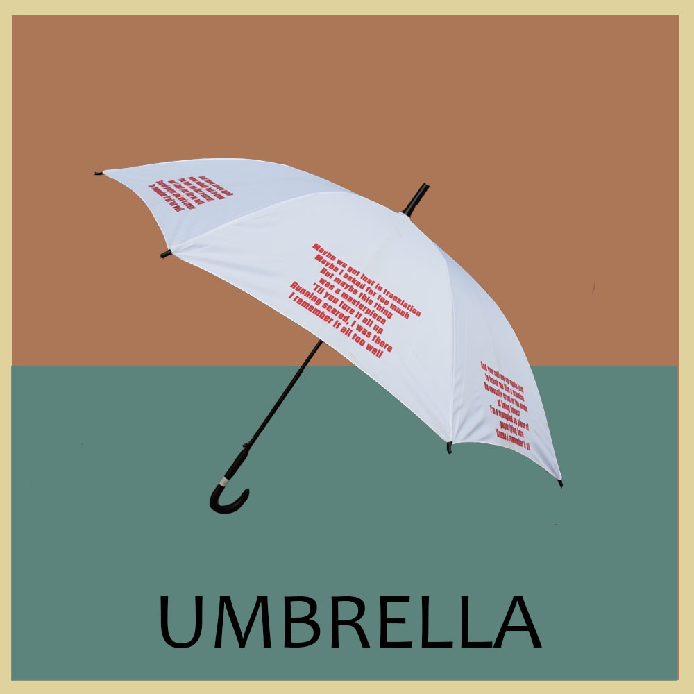 TAYLOR SWIFT LOVER LYRICS UMBRELLA Shopee Philippines