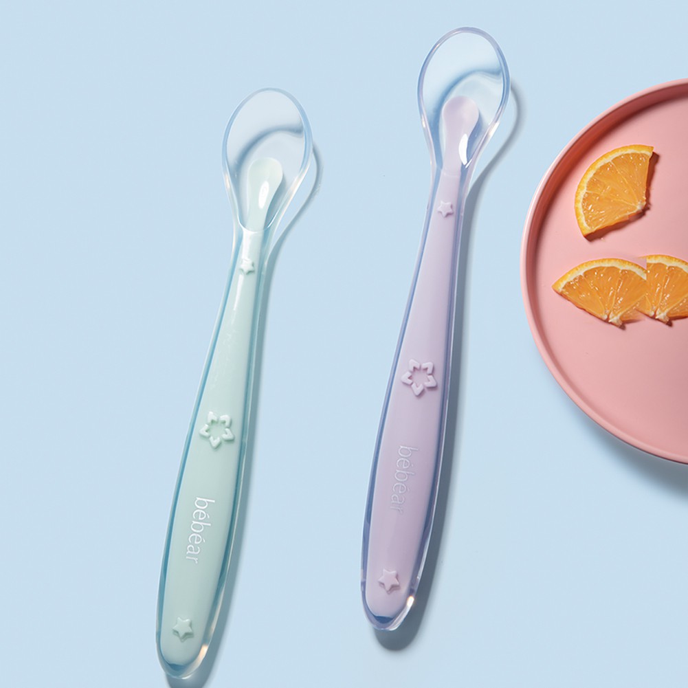 soft silicone baby spoons
