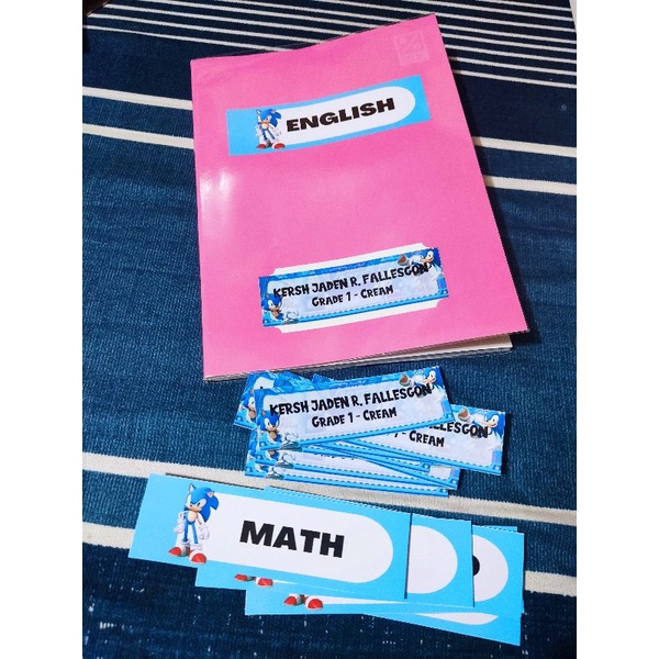 Notebook labels & Name Tag Shopee Philippines
