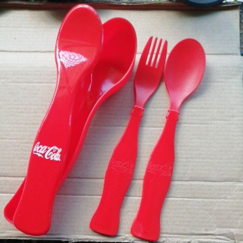 coca cola plastic spoon and fork Shopee Philippines