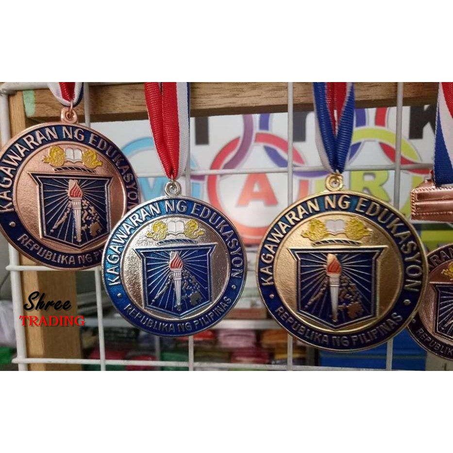 MEDALS DEPED SILVER 5CM ONE PIECE Shopee Philippines
