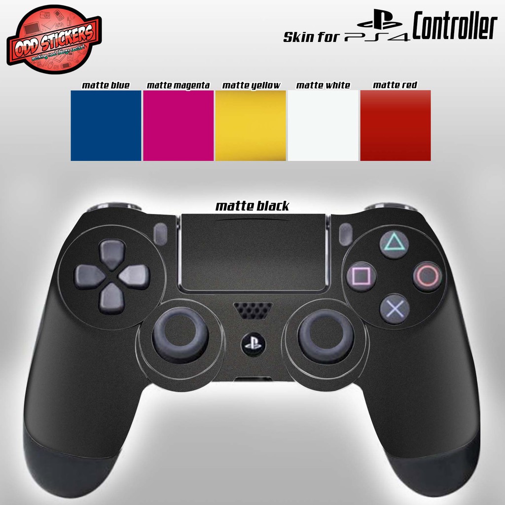 matte black ps4 controller