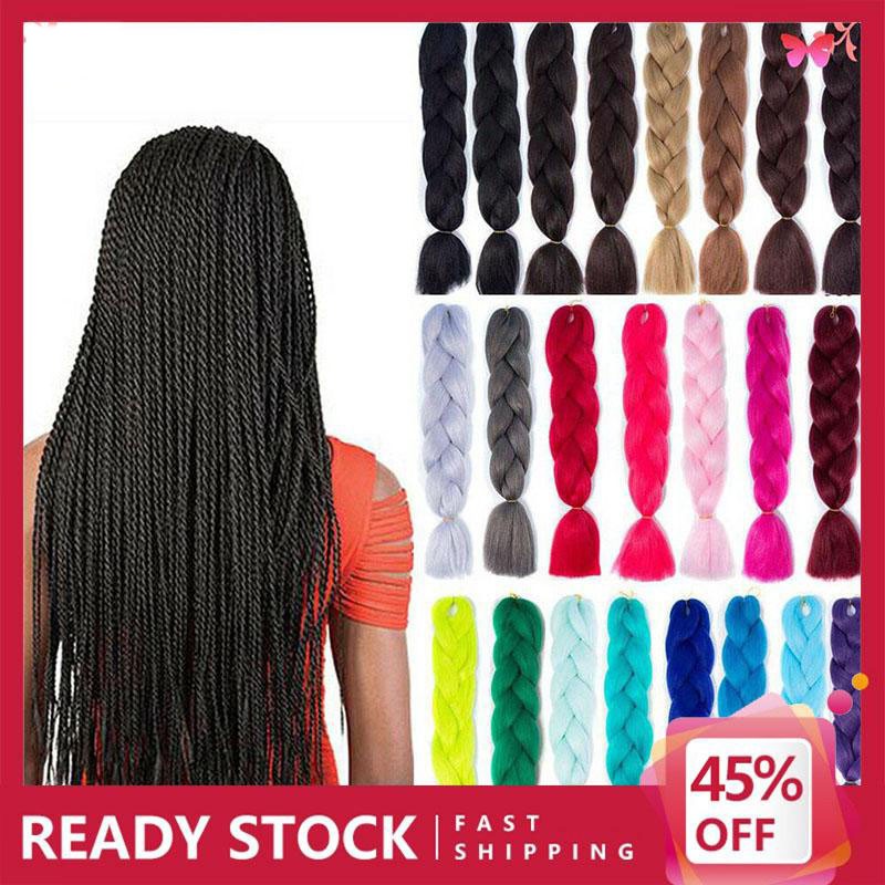 60cm Synthetic Wigs Braiding Hair Extension Twist Braids