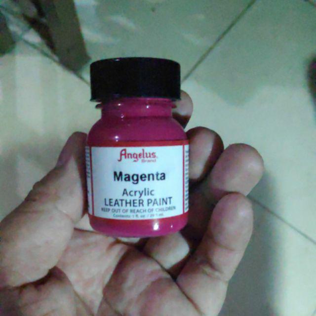 angelus leather paint magenta