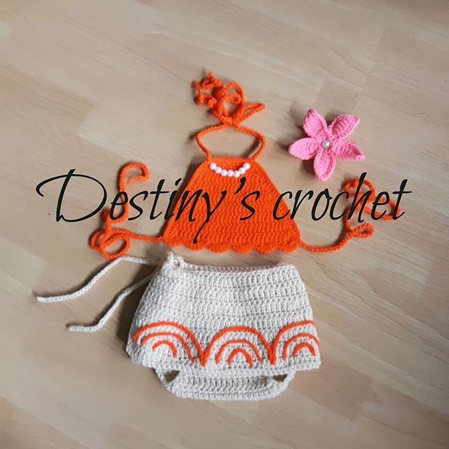 Crochet Baby Moana Costume Shopee Philippines