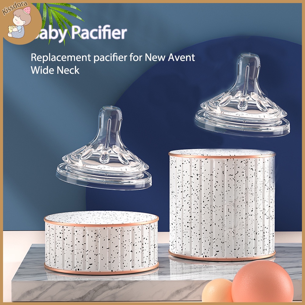 Kissdora Avent nipple for replacement bottles Philips Wide pacifier