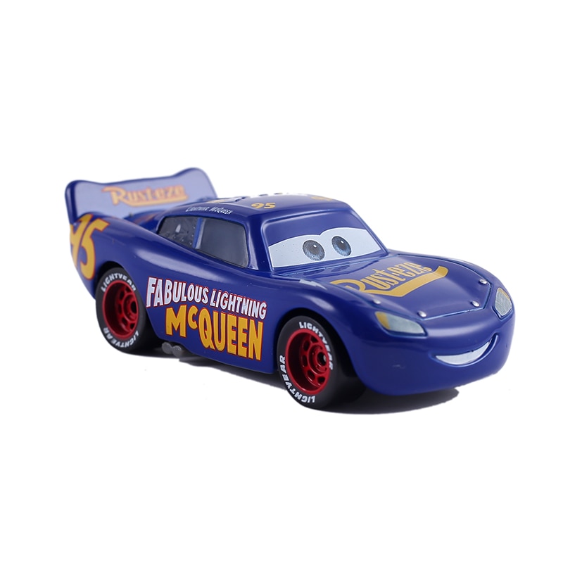 Spot Free Shipping]Disney Pixar Cars 2 Lightning Mcqueen  Blue Plastic  Truck Mack Racer Model | Shopee Philippines