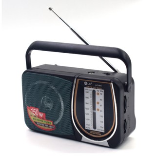 Electric LC-901 Radio Speaker FM/AM/SW 4band radio AC power and Battery Power 150W Extra bass Sounds