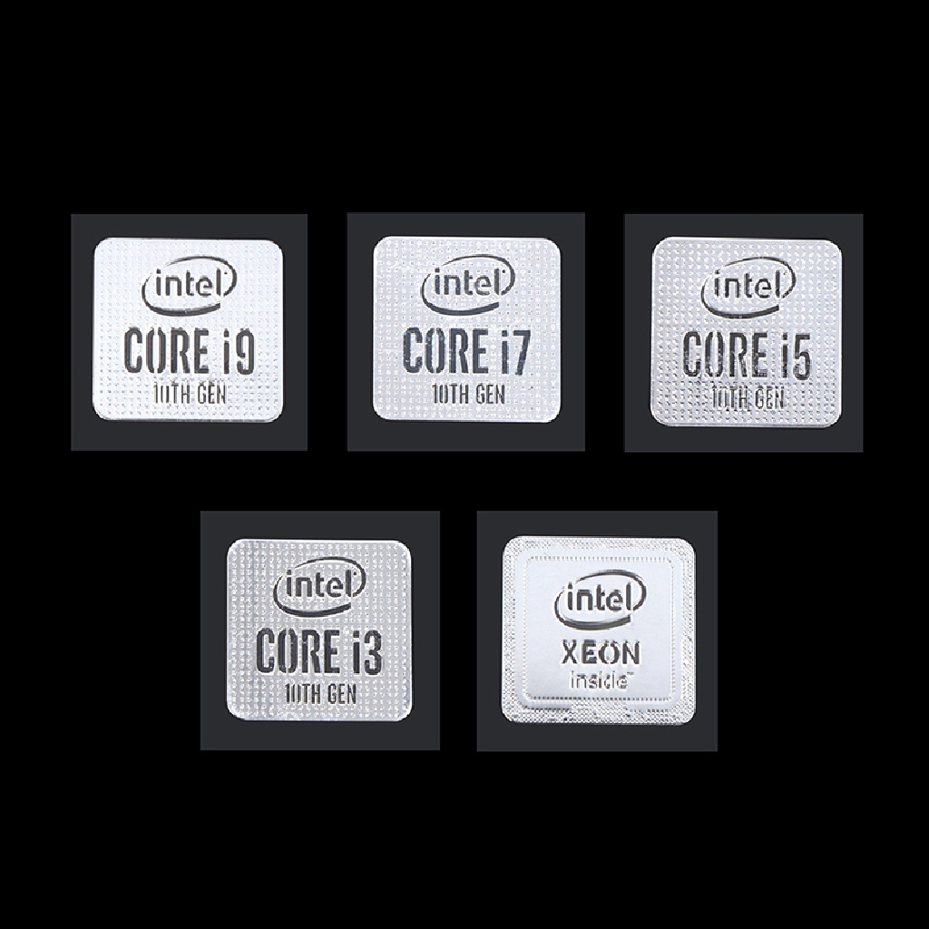 Xuan 10th Generation Intel Core I9 I7 I5 I3 Cpu Metal Sticker Laptop Logo Sticker Shopee 0566