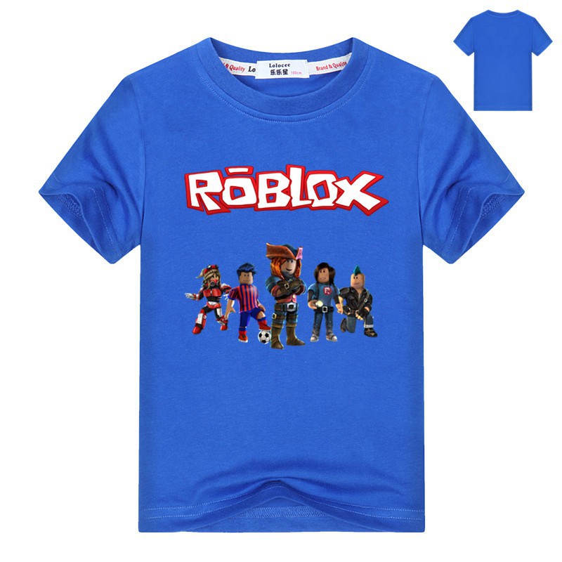 Boys ROBLOX Short Sleeve T-shirt Summer Costumes 4-14y | Shopee Philippines