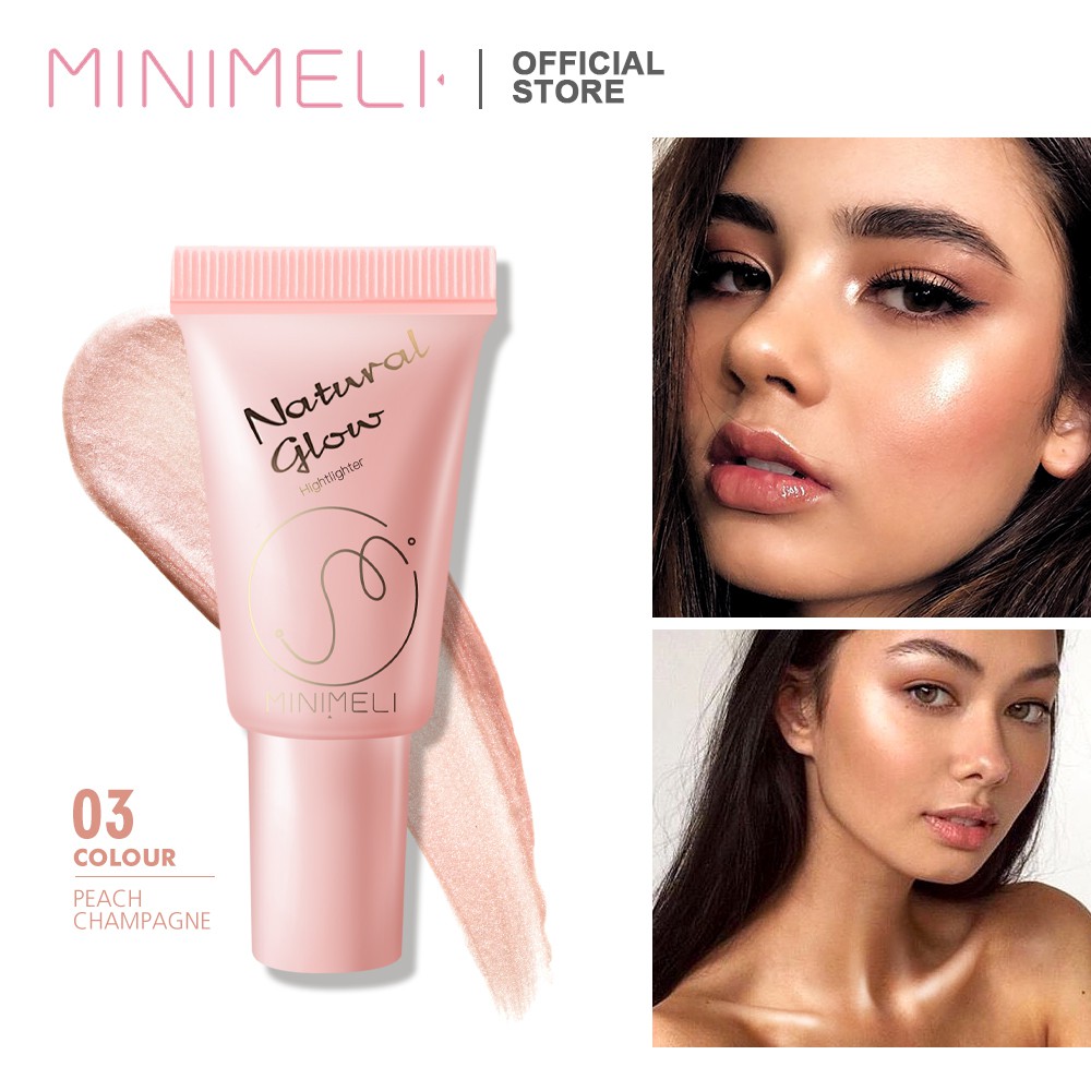 Minimeli Liquid Highlighter Make Up Shimmer Cream Face Glow Cosmetics 6ml Sample Shopee Philippines