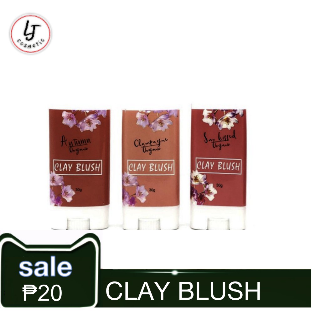 Authentic Clay Blusher Organic 30g (LJcosmetics) | Shopee Philippines