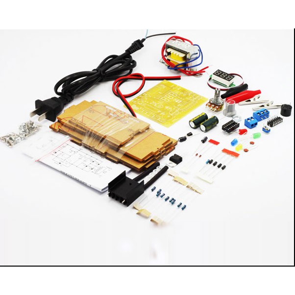 Electronic diy parts lm317 adjustable voltage regulator board kit power