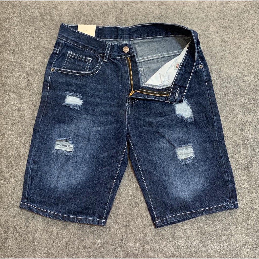 Jason Men’s maong Tattered shorts #5
