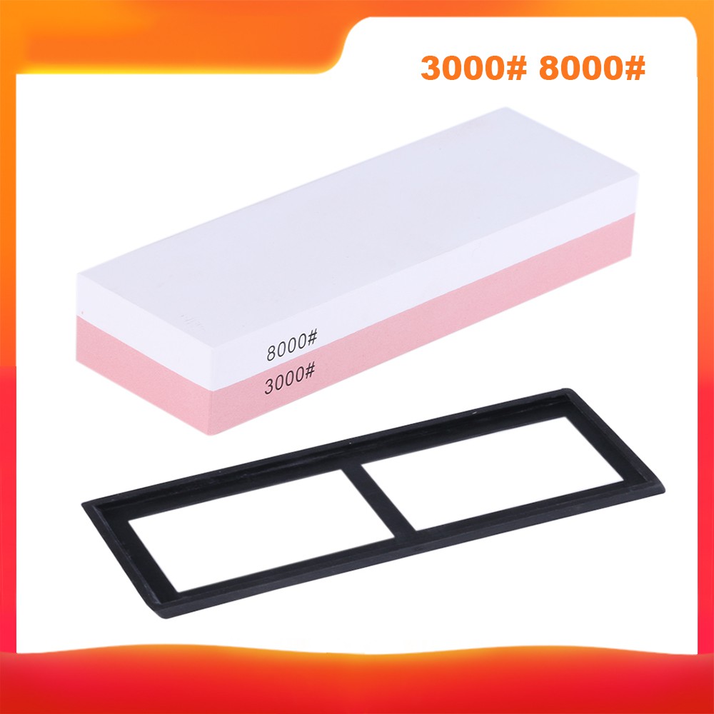 Cosh In Stock 3000 8000 Grit Sharpening Stone Double Sided Grindstone For Outdoor Kitchen Cutter Sharpener Whetstone Shopee Philippines