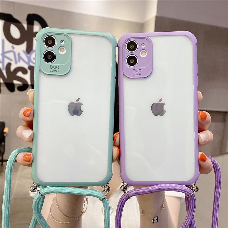 Cute Mint Color Macaron Case For Iphone Xr 7 11 Pro Max 8 Plus Clear Silicone Lens Protect Cover For Iphone 11 X Xs Sling Cases Shopee Philippines