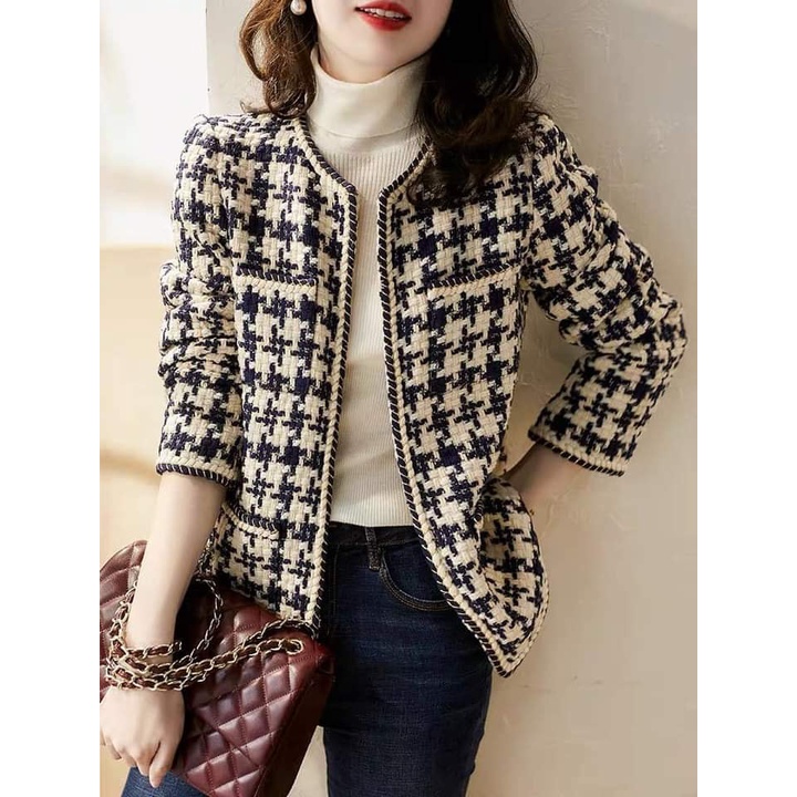 BBP Korean Tweeds Blazer Jacket For Women | Shopee Philippines