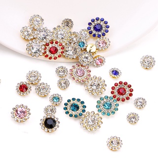 DIY Rhinestones For Needlework Claw Crystal Flatback Buttons Beads Sew On Clothes Strass Sewing Accessories For Decoration #6