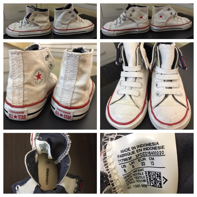 converse shoes size 1