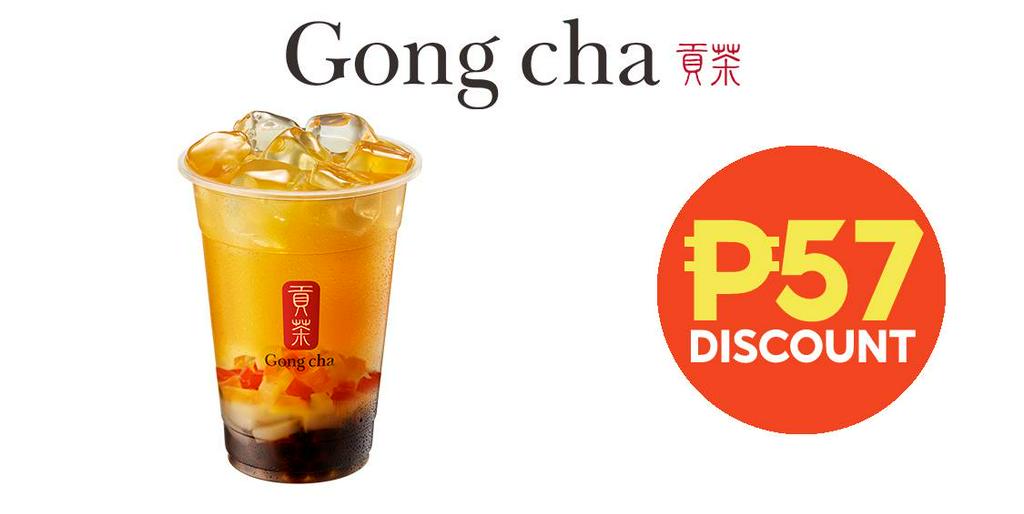 Gong cha Grapefruit QQ (M) ShopeePay P57 Discount
