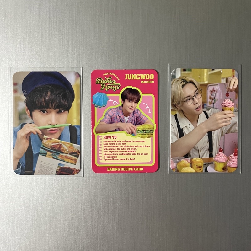 NCT 127 BAKER HOUSE RANDOM RECIPE CARD PACK JOHNNY DOYOUNG CONCEPT