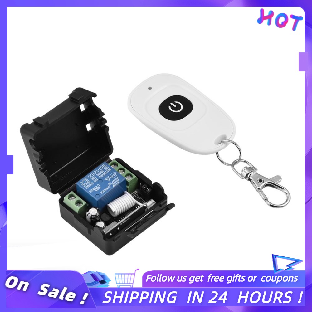 DC 12V Single Channel Relay Module RF Wireless Switch Relay | Shopee