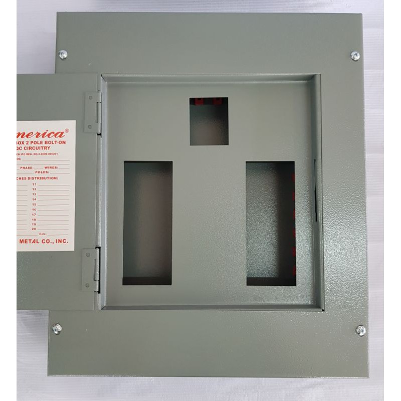 Bolt On Panel Board 6 Branches 2 Pole 1 Phase America Center Breaker Box Enclosure GE Royu Koten