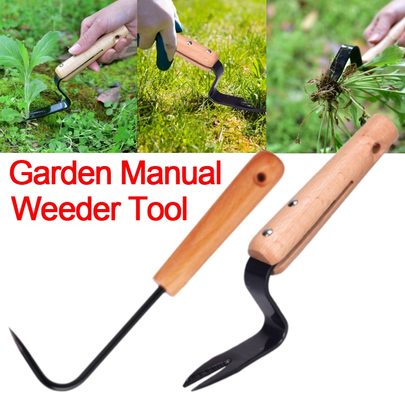 Garden Manual Weeder Tool Root Lifter Digging Puller Long Handle Hand