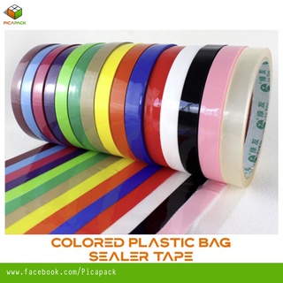 1 Roll Sealer Tape/Colored tape/ Colored Plastic Bag Sealer Tape [12MM]